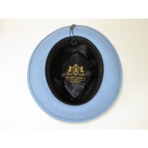 Bruno Capelo Hat Australian Wool Crushable Fedora Giovani UN120 Light Blue image 2