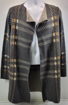 MT) Woman&#39;s Charter Club Open Cardigan Sweater XL Nylon Acrylic No Closure - $19.79