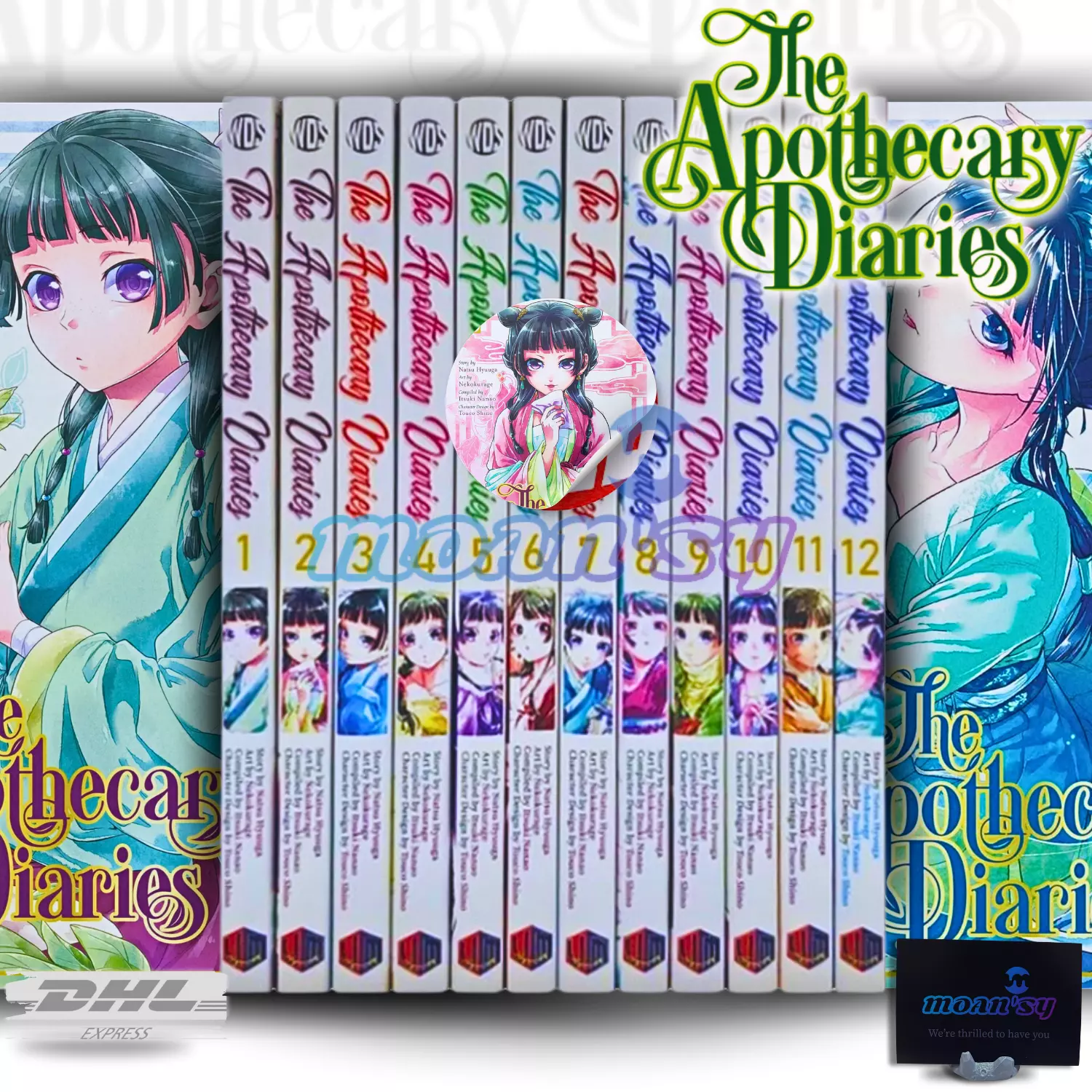The Apothecary Diaries Manga Vol 1-12 English Full Set Comic New by Neko... - $230.90