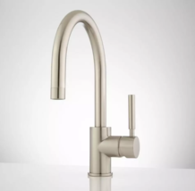 New Brushed Nickel Casimir Single-Hole Bathroom Faucet - Pop-Up Drain - ... - £117.95 GBP