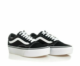 VANS Old Skool Plat unisex  Classics black/ white Men&#39;s Size 5.0 women&#39;s... - $64.34