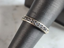 Womens Vintage Estate 14k White Gold Diamond Ring 2.4g #E7558 - £253.01 GBP