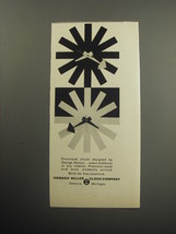 1957 Howard Miller Clocks by George Nelson Advertisement - Chronopak clocks - £14.78 GBP