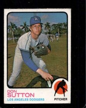 1973 Topps #10 Don Sutton Vg+ Dodgers Hof *X102599 - £1.34 GBP