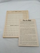 Avalon Hill World War II D-day Play By Mail Kit - £35.19 GBP