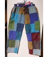XL  Lightweight Cotton Stonewash Patchwork Cargo Pants  #XL3  Unisex - £39.14 GBP