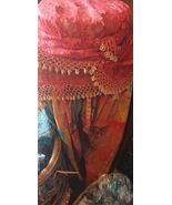 GOLD AND RED EGYPTIAN ASSUIT STYLE TRIBAL ATS GYPSY BELT SCARF - €127,40 EUR