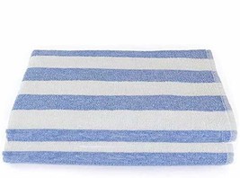 Kovot Blue Stripe Cabana Beach Towel (Set of 2) 30&quot; W x 60&quot; L | Ring Spu... - £15.63 GBP