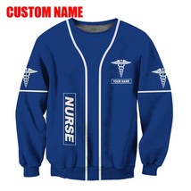 D newest nurse custom name job gift art unique hrajuku streetwear unisex casual hoodies thumb200