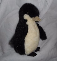 10&quot; Vintage 1988 Bravo Applause Baby Penguin Eugene Stuffed Animal Plush Toy - £16.37 GBP