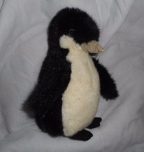 10&quot; VINTAGE 1988 BRAVO APPLAUSE BABY PENGUIN EUGENE STUFFED ANIMAL PLUSH... - £16.43 GBP