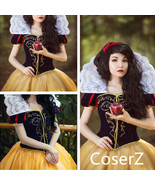 Custom-made Snow White Dress, Princess Snow White Cosplay Costume - £203.69 GBP