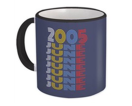 2005 June Colorful Retro Birthday : Gift Mug Age Month Year Born - £12.49 GBP