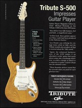 The G&amp;L Tribute S-500 Premium electric guitar 2004 advertisement 8 x 11 ad print - $4.01