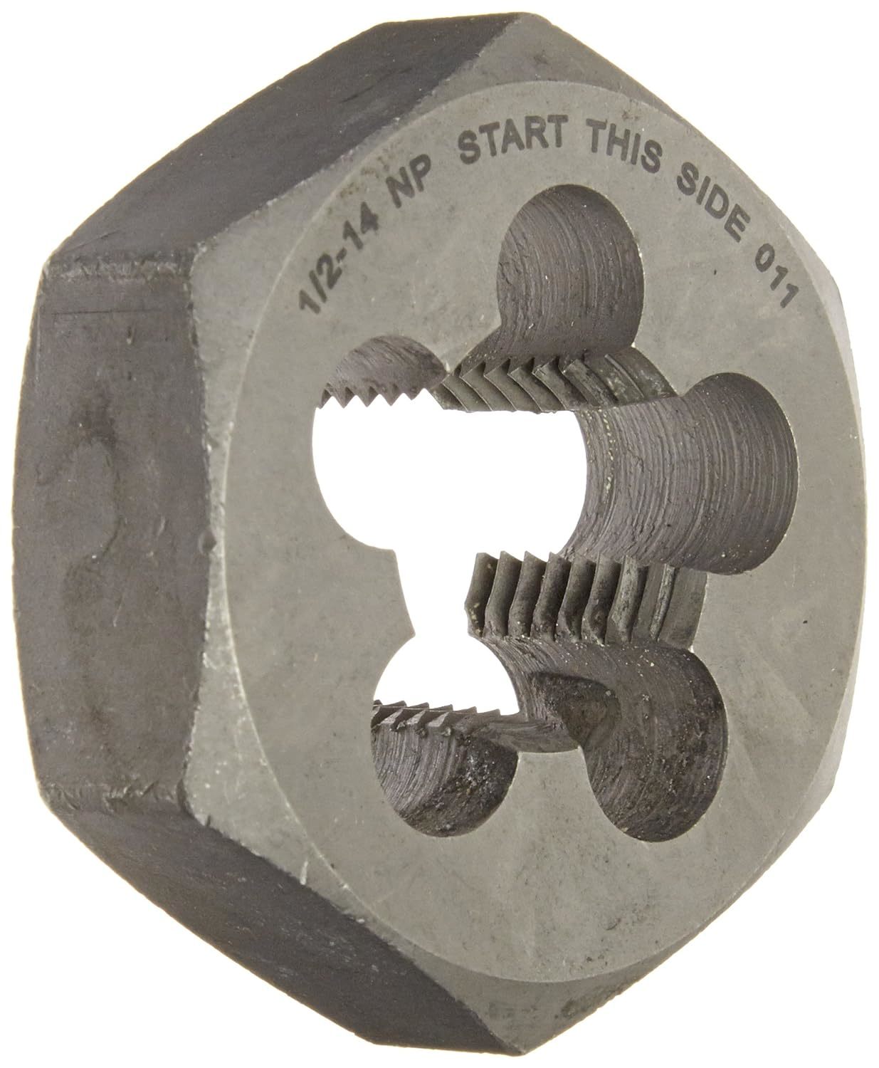 Drill America 1/2&quot;-14 Carbon Steel Hex Npt Pipe Rethreading Die, Dwt Series - $30.92