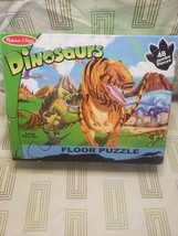 Melissa &amp; Doug Dinosaurs Extra Large Floor Puzzle 48 Pieces - £11.37 GBP