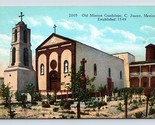 Vecchio Missione Guadalupe Ciudad Juarez Messico DB Cartolina G16 - $4.05