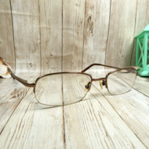 Claiborne Gold Half-Rim Metal Eyeglass FRAMES - Professional DS7 52-19-135 - £22.90 GBP