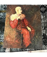 W. Hodges Painting Oil Canvas 24” x 20”&quot; Sad Clown - €154,07 EUR