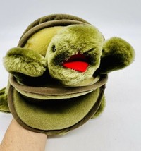 Folktails Folkmanis Furry Folk Turtle Tortoise Plush Hand Puppet 8 inch ... - $12.19