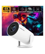 Projector 4k Android 11 HY300 Dual Wifi6 260ANSI Allwinner H713 BT5.0 10... - $135.40 CAD