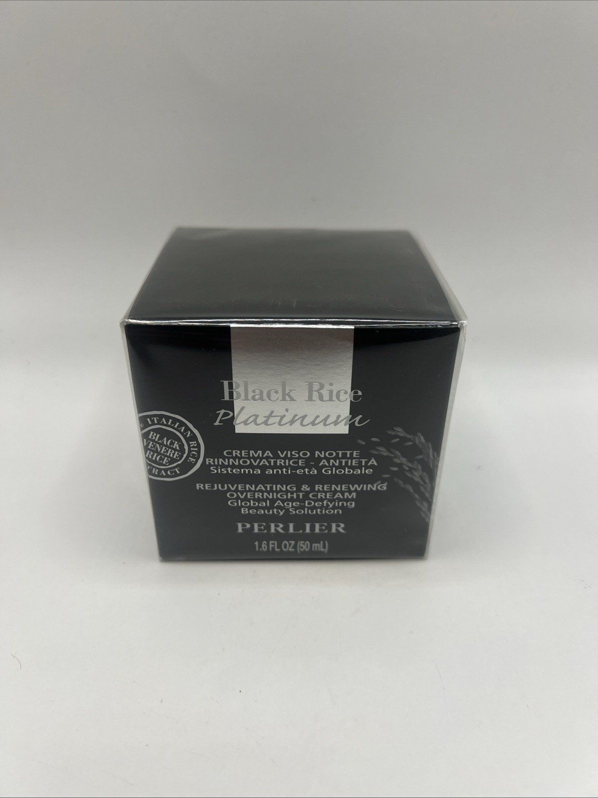 Perlier Black Rice Rejuvenating Renewing Overnight Cream Retinol 1.6 oz ... - $29.69
