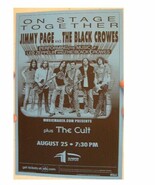 Jimmy Page &amp; And The Black Crowes Poster Led Zeppelin - $364.42 CAD