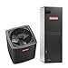 Goodman 2 Ton 14.5 SEER2 Air Conditioning System (9-Speed Motor) - Free Thermost Item image 3