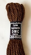 DMC Laine Tapisserie France 100% Wool Tapestry Yarn - 1 Skein Dark Brown... - £1.45 GBP