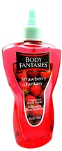 1Body Fantasies Strawberry Fantasy Body Spray Mist Perfume Big 8 Oz Bottle New - $17.97
