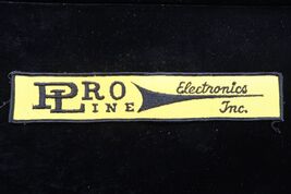 Vtg Embroidered Patch Pro Line Electronics Inc. Unique Retro Business Pa... - $14.99
