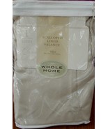 Whole Home Button Tab Microfiber Valance - BRAND NEW IN PACKAGE - BEIGE - €18,51 EUR