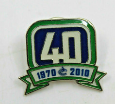 Vancouver Canucks Hockey 40th Anniversary 1970-2000 Official Collectible Pin NHL - £17.30 GBP