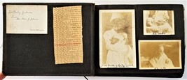 1919 antique PHOTOGRAPH ALBUM baby Robt GIDEON winslow wa AUTOMOBILE TRA... - £174.11 GBP