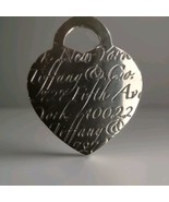 TIFFANY&amp;Co. Notes &amp; Mom Heart Necklace Pendant Charm Silver 925 - $1,411.58 MXN