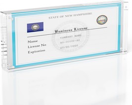 The Perfect Frame For A Cosmetology License, Made Of Clear Panoramic - $31.99