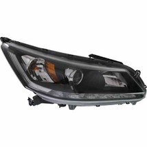 Headlight For 2013-2015 Honda Accord Right Side Black Chrome Housing Cle... - $221.86