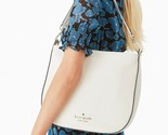 Kate Spade Lexy Shoulder Bag Cream White Leather Large Hobo K4659 NWT $3... - $147.50