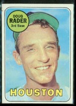 Vintage 1969 Topps BASEBALL Trading Card #119 DOUG RADER Houston Astros 3rd Base - £7.76 GBP