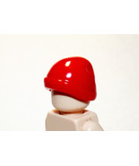 Red Stocking Cap Hat For Blocks Minifigures - $1.61