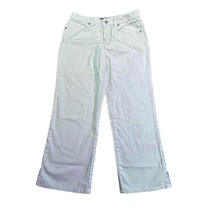 Eddie Bauer Capri Womens 2 Stretch Light Blue Mid Rise Cropped Jean Pant... - $18.69