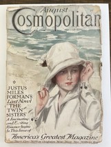 Vintage Aug 1915 Cosmopolitan Magazine Harrison Fisher Cosmo Cover Beach... - $75.00