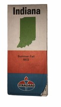Indiana Standard Oil Vintage State Map - $3.87