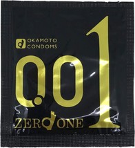 Okamoto 001 Zero One condoms 0.01 mm Ultra thin Thinnest Polyurethane Japan - $6.73+