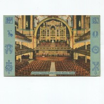 Vtg Linen Tremont Temple Baptist Church Boston Massachusetts MA Postcard UNP - £3.94 GBP