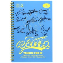 Younite - Youni-Q Signed Autographed CD Mini Album Promo K-pop 2022 Blue - £27.13 GBP