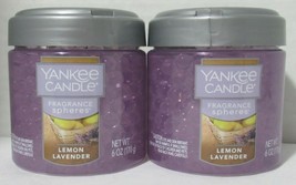 Yankee Candle Fragrance Spheres Neutralizing Beads Lot 2 LEMON LAVENDER - $26.14