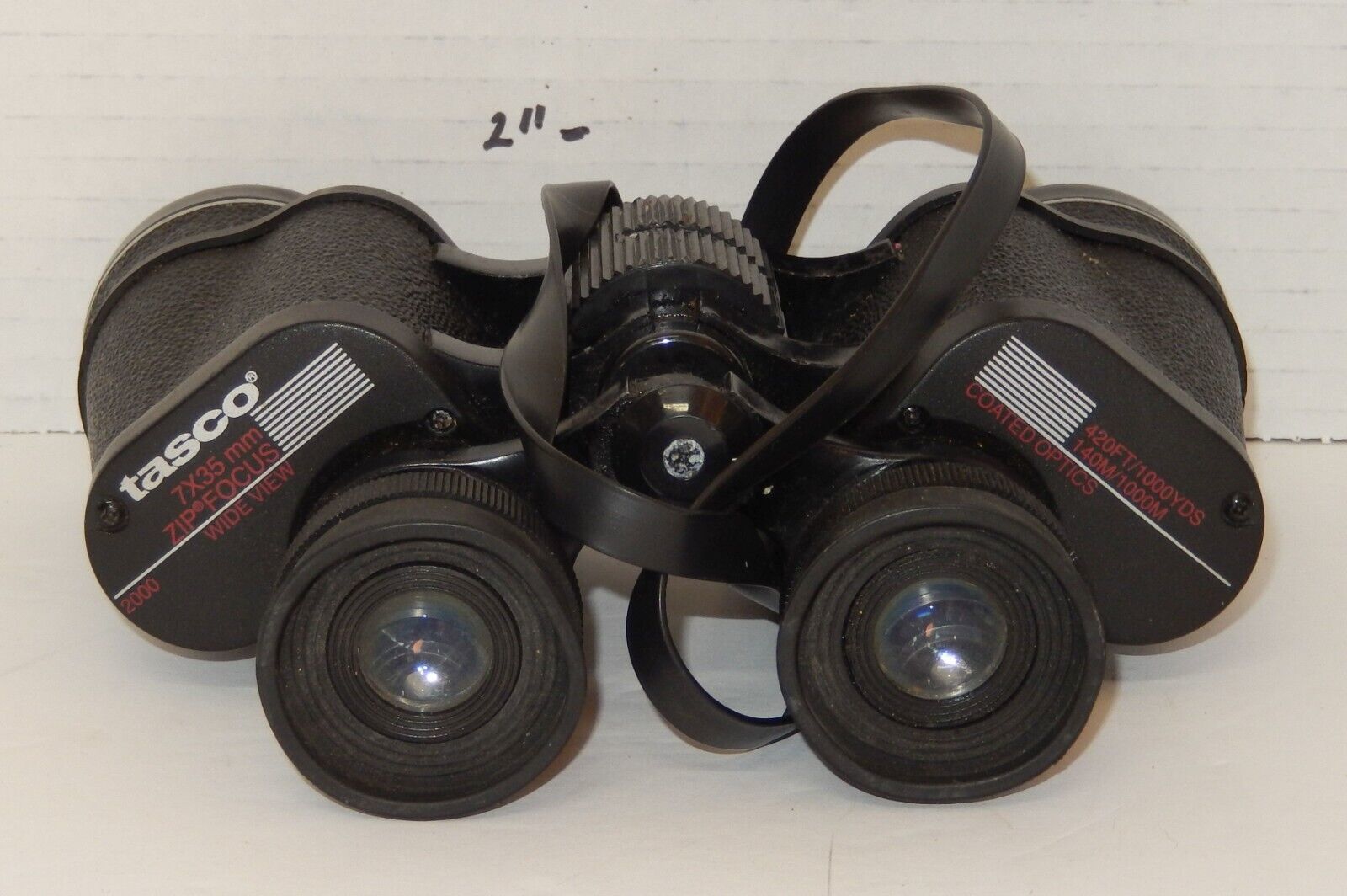Tasco Zip 2000 Coated Optics Binoculars 7x35 420 ft @ 1000 yds with case Item image 5