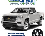 2015-2023 Chevrolet Colorado LT 17&quot; GLOSS BLACK Wheel Skins # 7567-GB SET/4 - $109.98