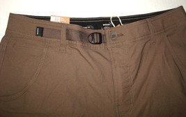 New Mens Prana Shorts 33 X 12 NWT Brown Stretch Zion II Cargo Hiking Cas... - $98.01